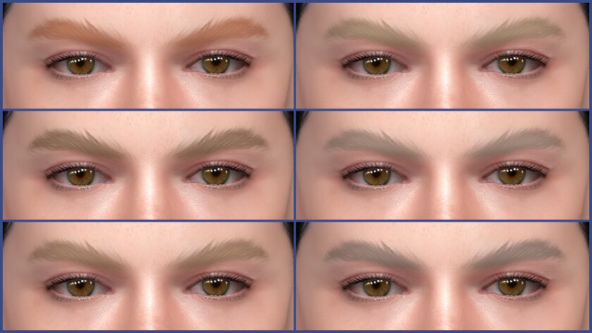 Eyebrows #87 Updated 4 sims 4 cc eyebrows 87 updated 5