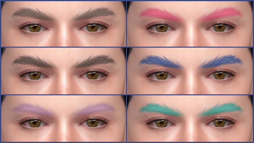 Eyebrows #87 Updated 5 sims 4 cc eyebrows 87 updated 6
