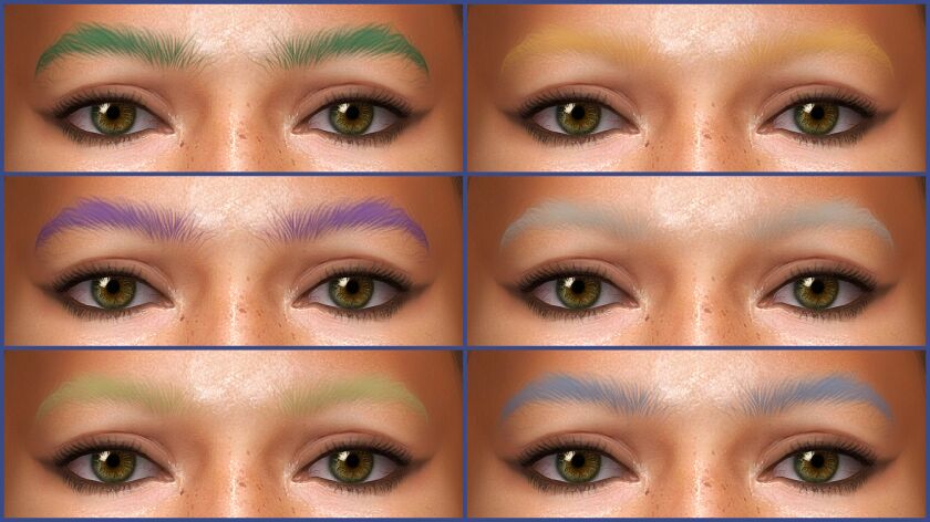 Eyebrows #92 Update 2 sims 4 cc eyebrows 92 updated 7