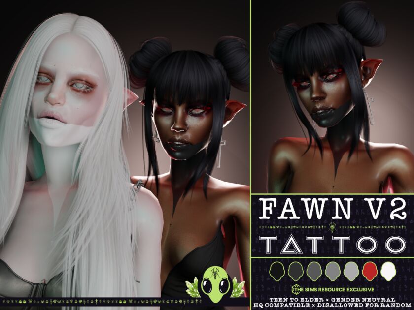 Fawn V2 1 Fawn V2 Sims 4 CC