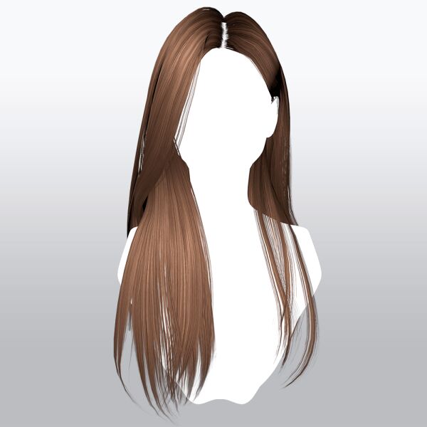 Stylish Female Hairstyle P 23 by Ssalon 1 Stylish Female Hairstyle P 23 by Ssalon Sims 4 CC