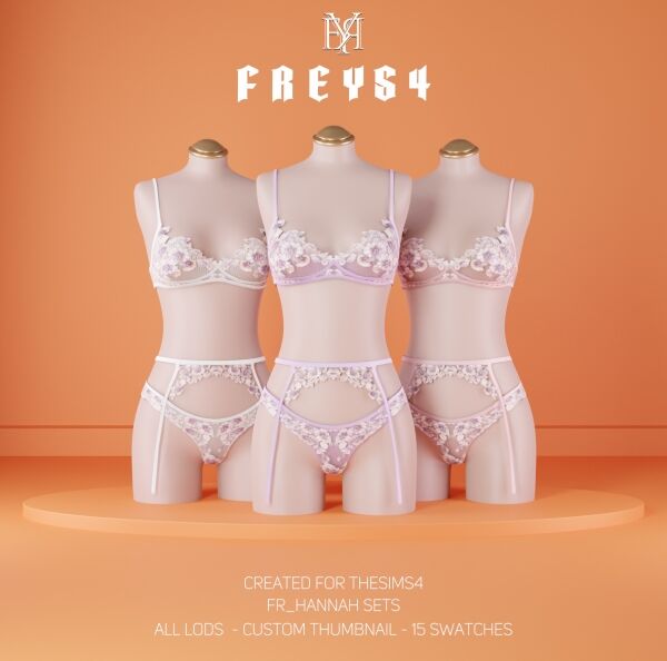 FR_Hannah Sets 1 FR_Hannah Sets Sims 4 CC