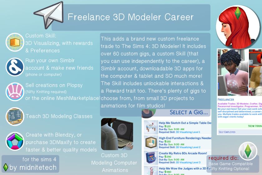 Launch Your Freelance 3D Modeler Career 1 Launch Your Freelance 3D Modeler Career Sims 4 CC