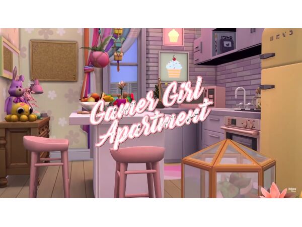 Gamer Girl Apartment 1 Gamer Girl Apartment Sims 4 CC