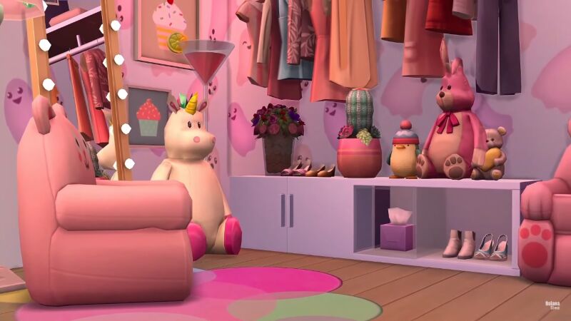 Gamer Girl Apartment 3 sims 4 cc gamer girl apartment no cc by nolanasims 3