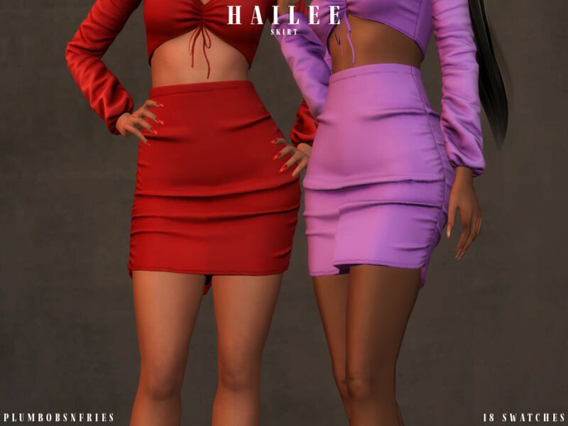 Hailee Skirt by ALI 3 sims 4 cc hailee skirt by ali 2