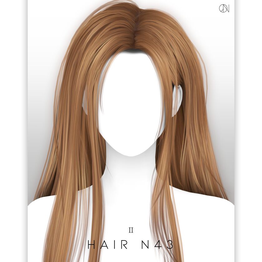 Hair N43 6 sims 4 cc hair n43 2