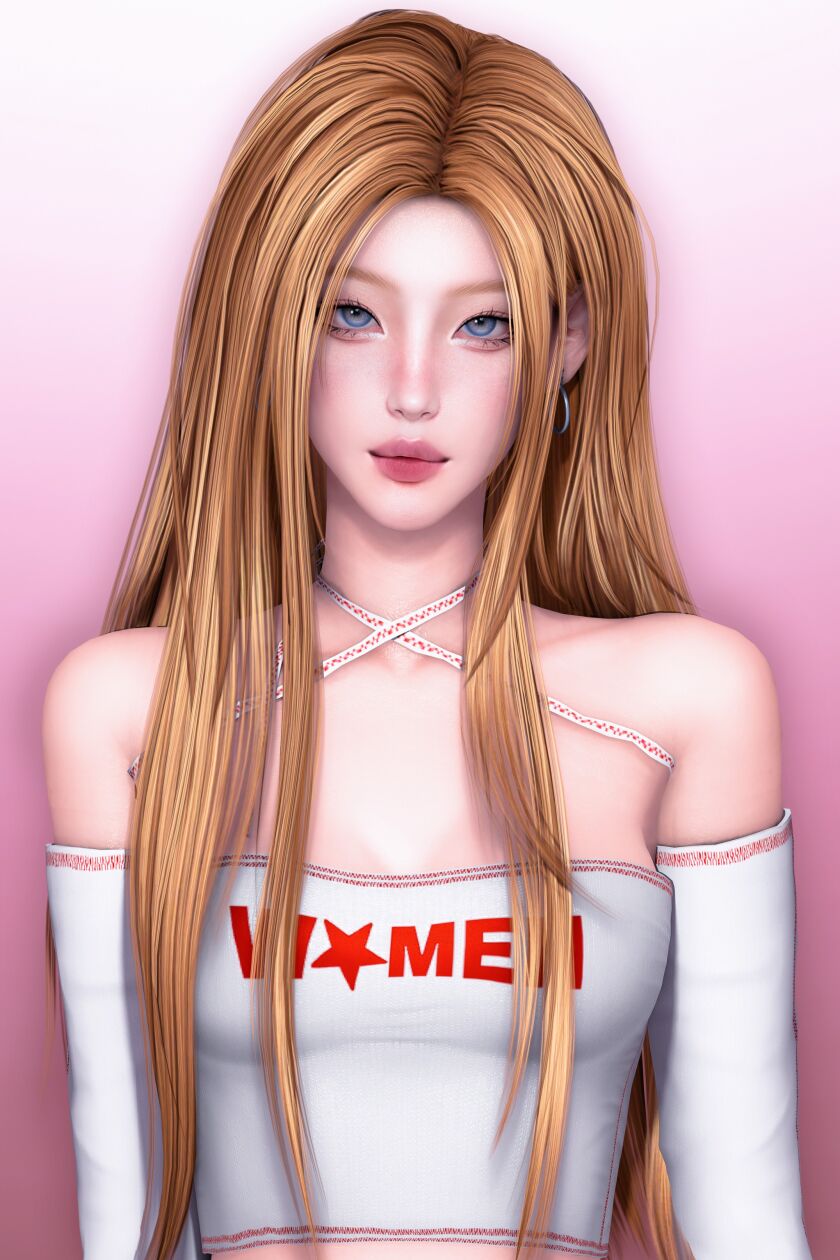 Hair N43 2 sims 4 cc hair n43 4