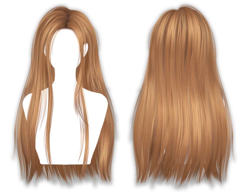 Hair N43 4 sims 4 cc hair n43 6