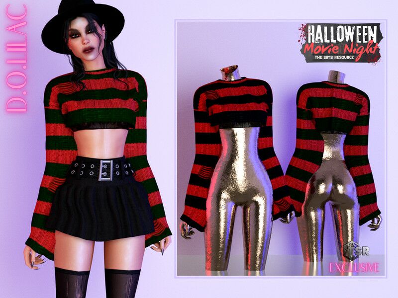 Spooky Halloween Freddy Krueger Costumes 1 Spooky Halloween Freddy Krueger Costumes Sims 4 CC