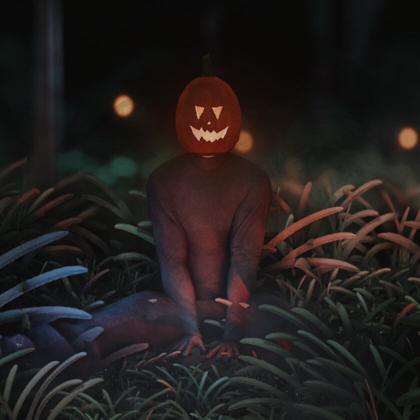 Halloween Gift 🎃 4 sims 4 cc halloween gift pumpkin head poses 10
