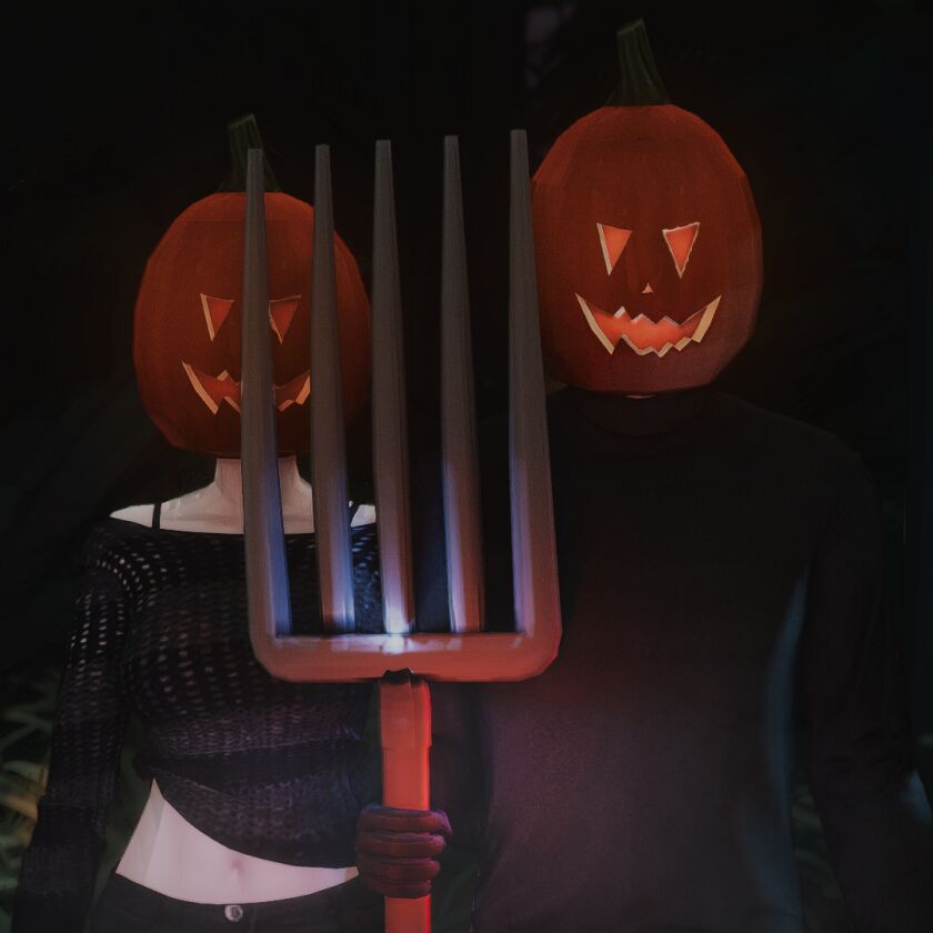 Halloween Gift 🎃 10 sims 4 cc halloween gift pumpkin head poses 4