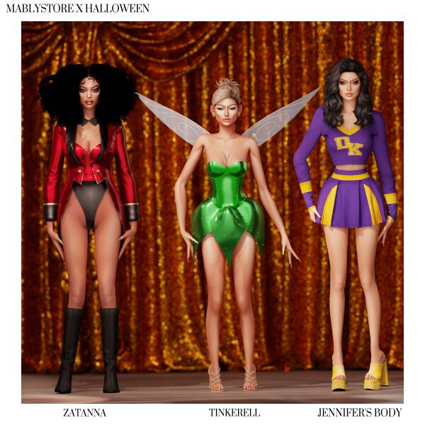 Spooktacular Halloween Set from Mably Store 1 Spooktacular Halloween Set from Mably Store Sims 4 CC