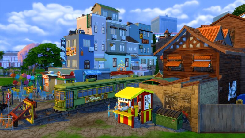 Explore the Fascinating Hanoi Train Street 8 sims 4 cc hanoi train street no cc 3