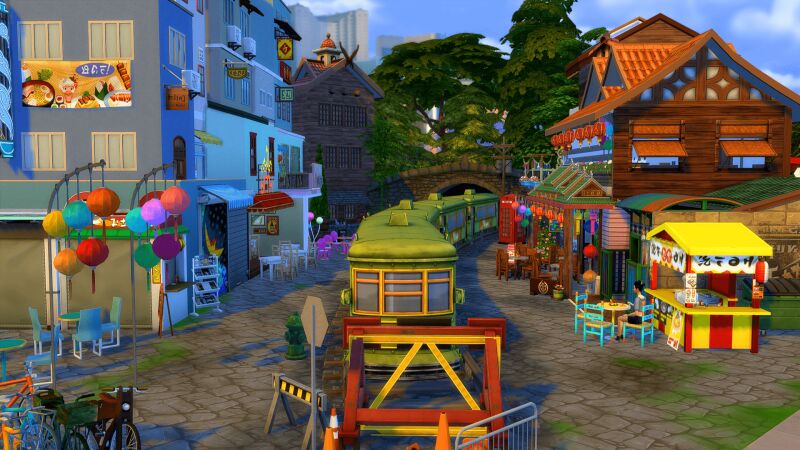 Explore the Fascinating Hanoi Train Street 6 sims 4 cc hanoi train street no cc 5