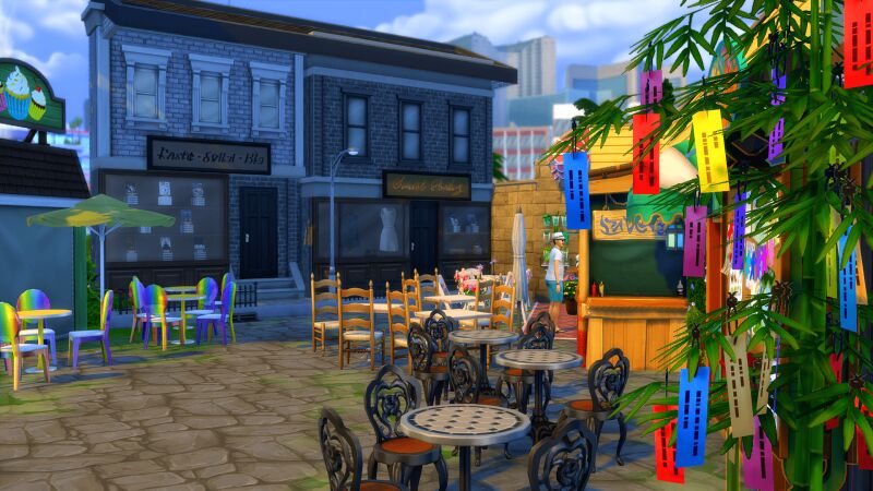 Explore the Fascinating Hanoi Train Street 7 sims 4 cc hanoi train street no cc 6