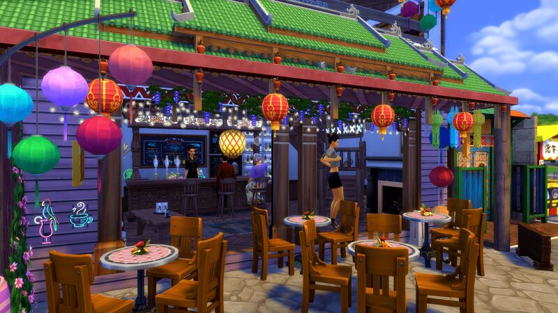 Explore the Fascinating Hanoi Train Street 4 sims 4 cc hanoi train street no cc 9