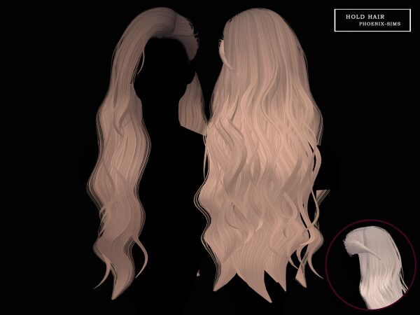 Holt Hair 1 Holt Hair Sims 4 CC