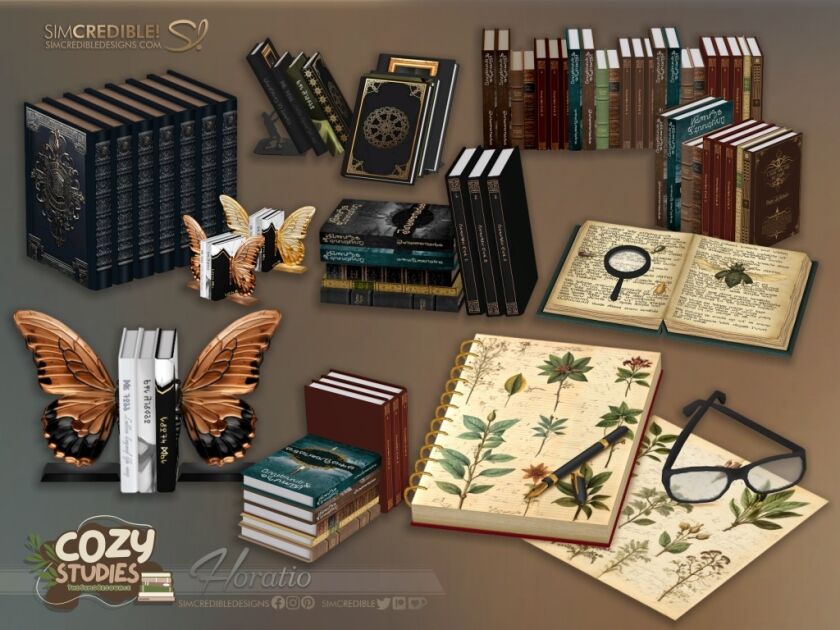 📚Horatio Books Collection📚 1 📚Horatio Books Collection📚 Sims 4 CC