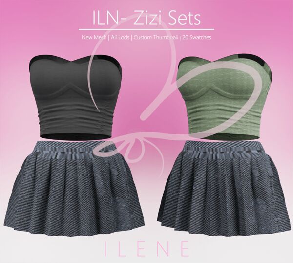 Stylish ILN. Zizi Sets for Women 1 Stylish ILN. Zizi Sets for Women Sims 4 CC
