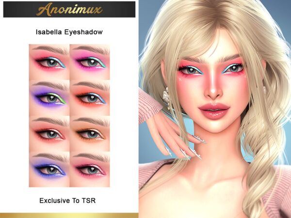 Isabella Eyeshadow by Anonimux Simmer 1 Isabella Eyeshadow by Anonimux Simmer Sims 4 CC