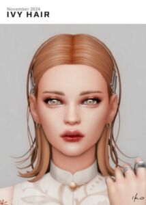 Stunning Ivy Hair by Ikosims Sims 4 CC