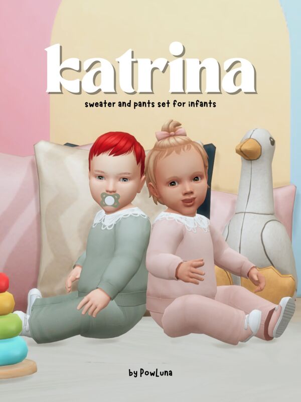 Katrina SET By Powluna 1 Katrina SET By Powluna Sims 4 CC