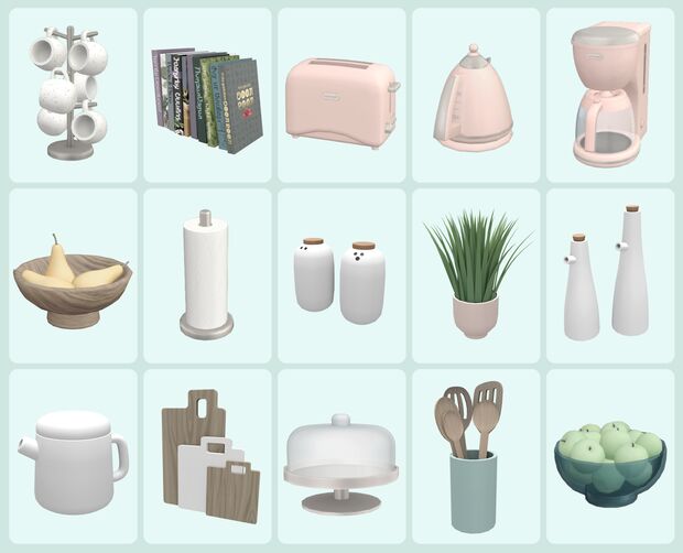 Ultimate Kitchen CC Mega-Pack for TS4 2 sims 4 cc kitchen ts4 cc mega pack by joey 2