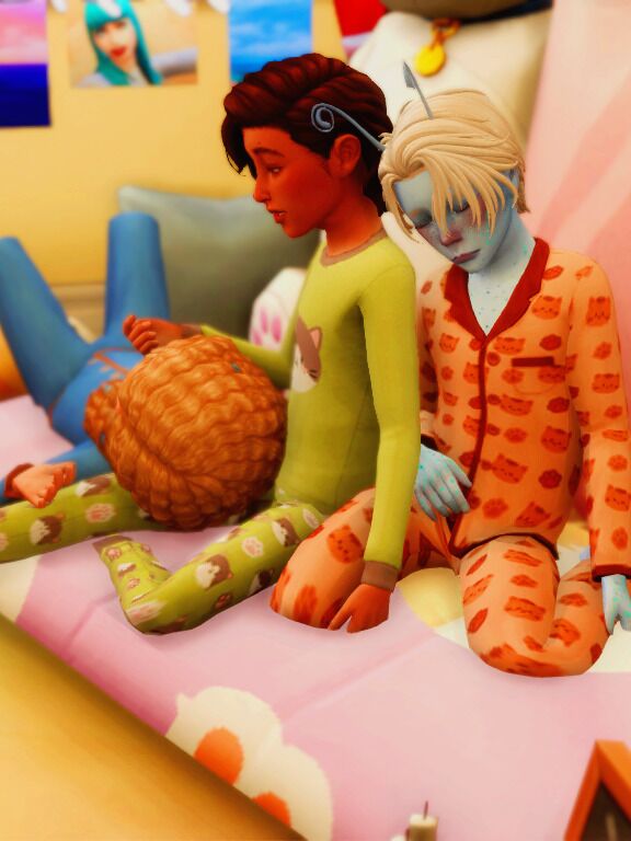 Cute Kitty Pajamas Recolor 3 sims 4 cc kitty pajamas a recolour by aliengirl 4