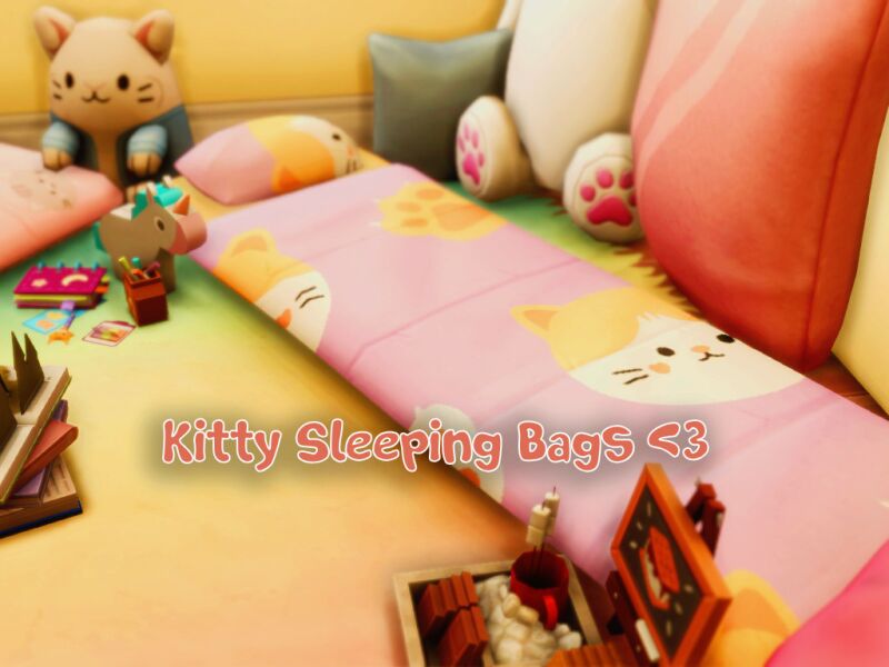 Cute Kitty Pajamas Recolor 2 sims 4 cc kitty pajamas a recolour by aliengirl 6