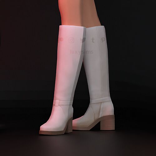 Knee High Boots - Fall Shoes Collection 2 sims 4 cc knee high boots fall shoes collection 2