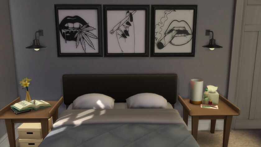 Lips Metal Wall Art 1 Lips Metal Wall Art Sims 4 CC