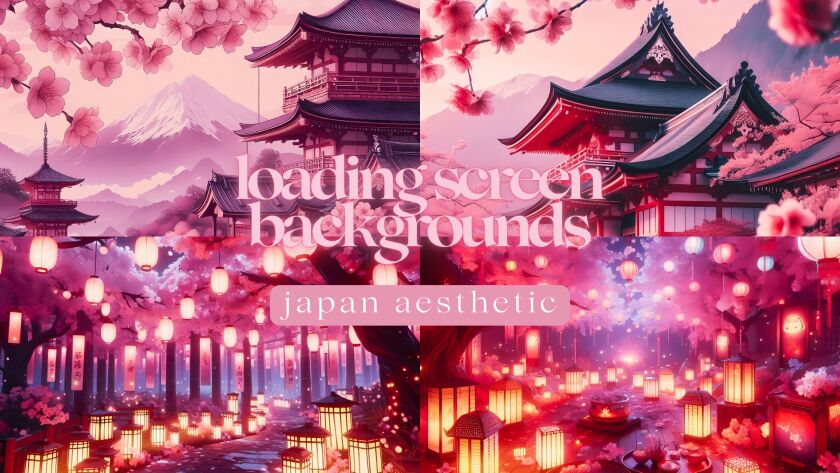 Japan Aesthetic Loading Screen Backgrounds 1 Japan Aesthetic Loading Screen Backgrounds Sims 4 CC