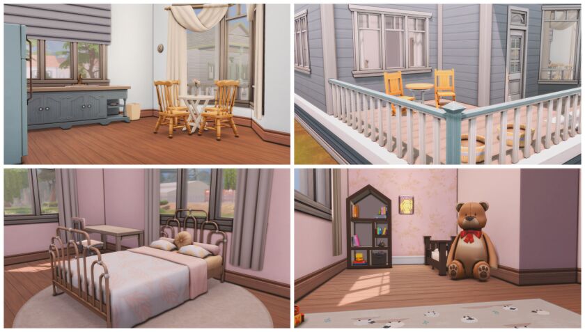 Charming Family Starter Home in Willow Creek 3 sims 4 cc made by me gallery id lilabella12 lot type 2 1