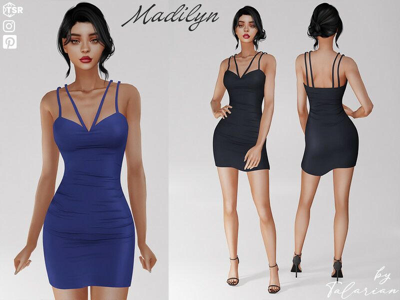 Madilyn Dress By Talarian 1 Madilyn Dress By Talarian Sims 4 CC
