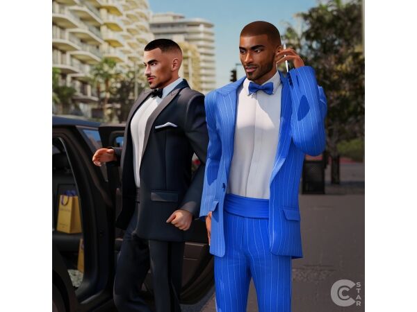 Stylish Male Scarf in 20 Colors 4 sims 4 cc male scarf accessory category cool content star 5