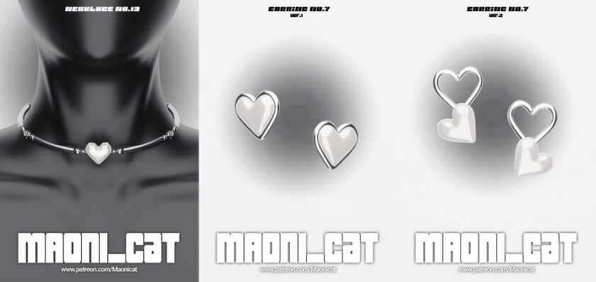 Elegant Pearl Accessories for Men 2 sims 4 cc maoni cat pearls acc 2