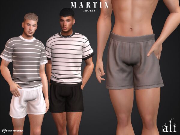 Stylish Martin Shorts for Men 1 Stylish Martin Shorts for Men Sims 4 CC