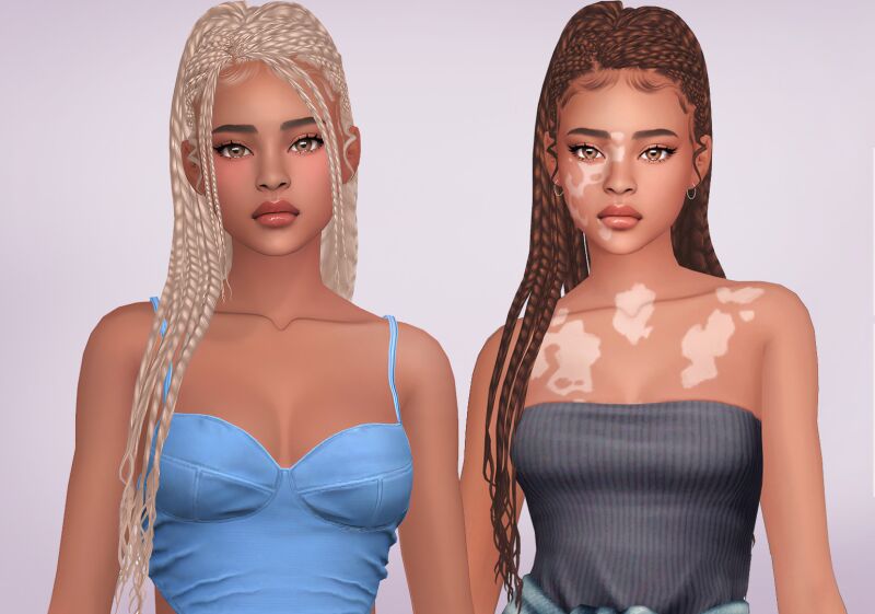 Stylish Mason Hairstyle for Women 2 sims 4 cc mason hairstyle by the kunstwollen 2