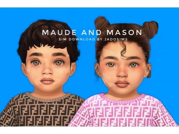 Maude And Mason ♡ - Free SIM Download 1 Maude And Mason ♡ – Free SIM Download Sims 4 CC