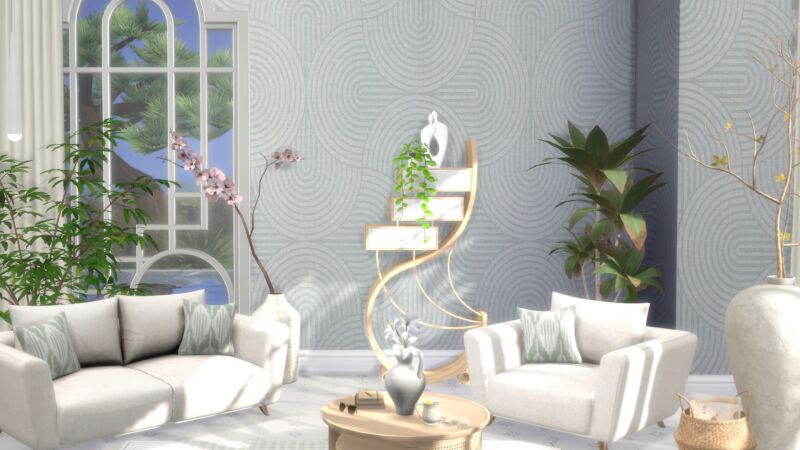Stunning Melina Geometric Wallpaper 4 sims 4 cc melina geometric wallpaper by philo 4