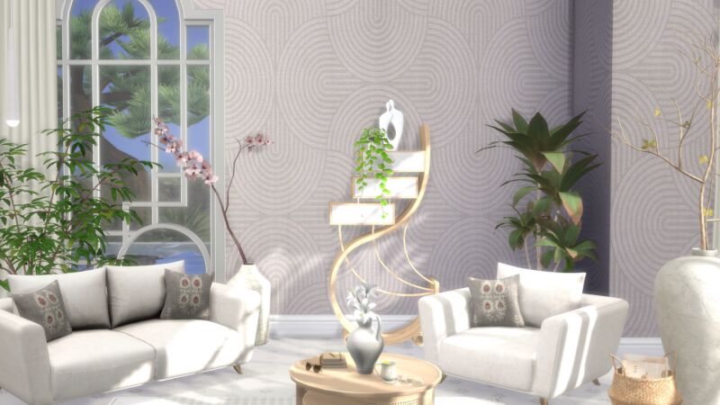 Stunning Melina Geometric Wallpaper 2 sims 4 cc melina geometric wallpaper by philo 5