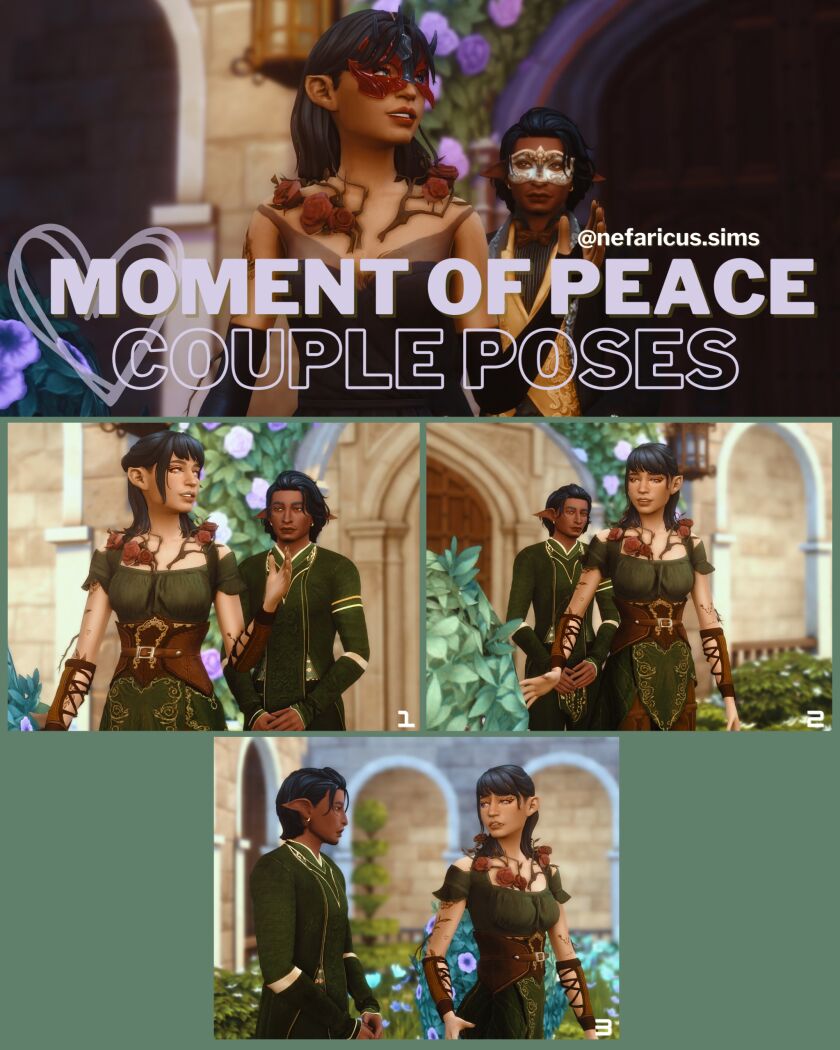 Moment Of Peace Couple Posepack 1 Moment Of Peace Couple Posepack Sims 4 CC