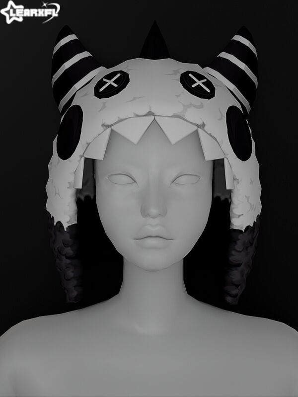 Monster Hat by Learxfl 1 Monster Hat by Learxfl Sims 4 CC