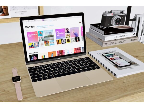 Mxims Apple Macbook 2015 1 Mxims Apple Macbook 2015 Sims 4 CC