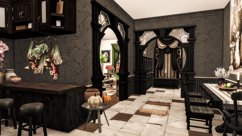 Mysterious House for Halloween 8 sims 4 cc mysterious house halloween by danuta720 4