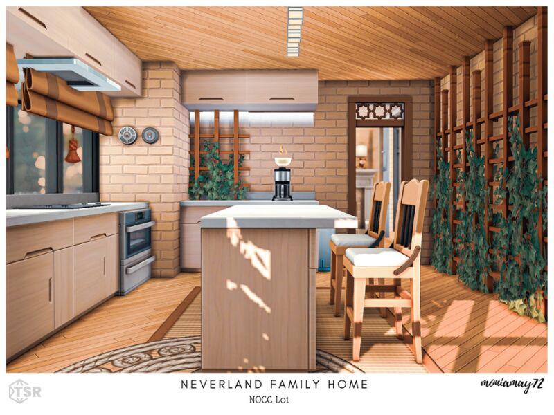 Neverland Family Home - A CC Free Lot 4 sims 4 cc neverland family home no cc lot by moniamay72 10