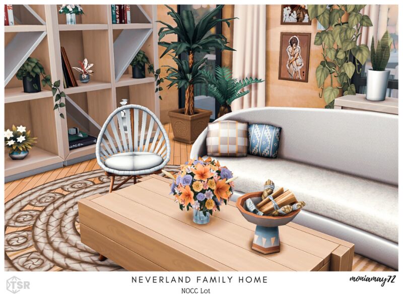 Neverland Family Home - A CC Free Lot 2 sims 4 cc neverland family home no cc lot by moniamay72 11