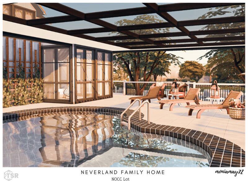 Neverland Family Home - A CC Free Lot 8 sims 4 cc neverland family home no cc lot by moniamay72 6