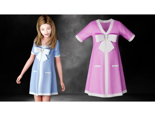 Nicole Dress By Garfiel 1 Nicole Dress By Garfiel Sims 4 CC